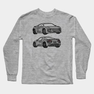back and front luxury car Long Sleeve T-Shirt